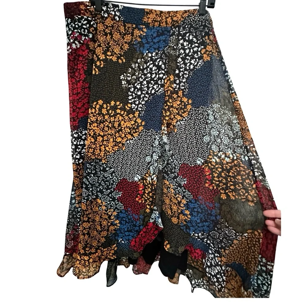 Maurices Patchwork Maxi Skirt - Boho Floral Multicolour XXL - Picture 4 of 16